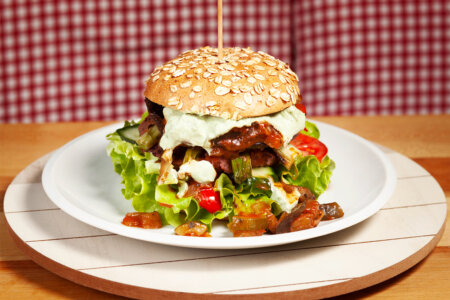 Bunte Burger Restaurant-Gutschein