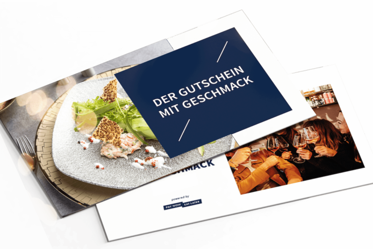 Restaurant Gutschein für Gutschein zum Aufladen