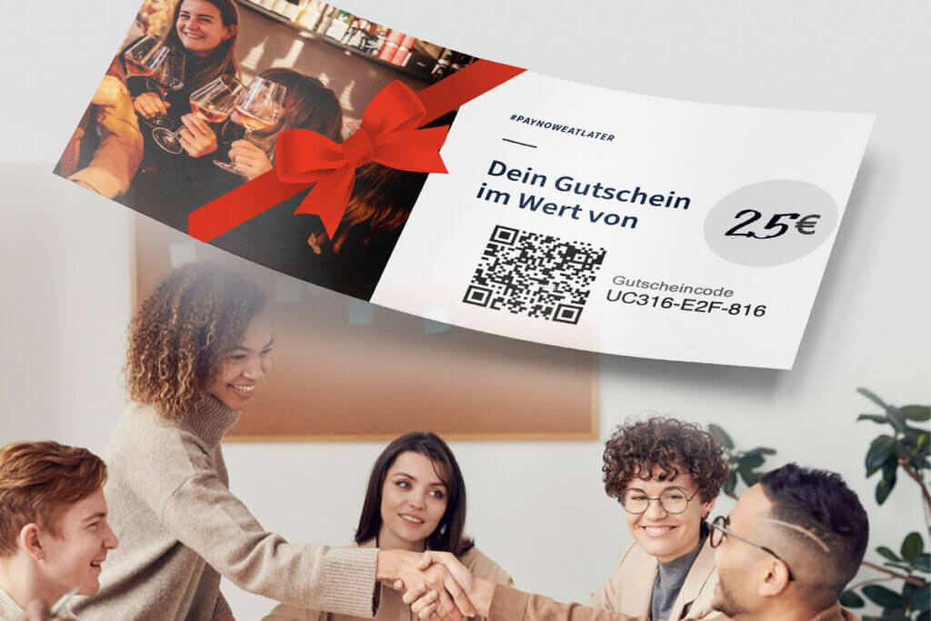 Mitarbeitergeschenk neu Restaurant Gutschein